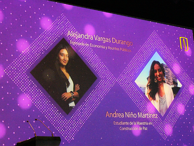 Alejandra Vargas y Tatiana Niño, escritoras del libro "Podemos ser: mujeres jóvenes influyentes en la política colombiana".