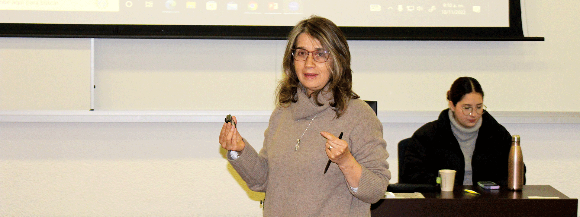Luz Marina Ferro, profesora de la Facultad de Administración. 