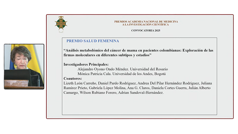 Premio ANM: MetCore se posiciona en investigación científica